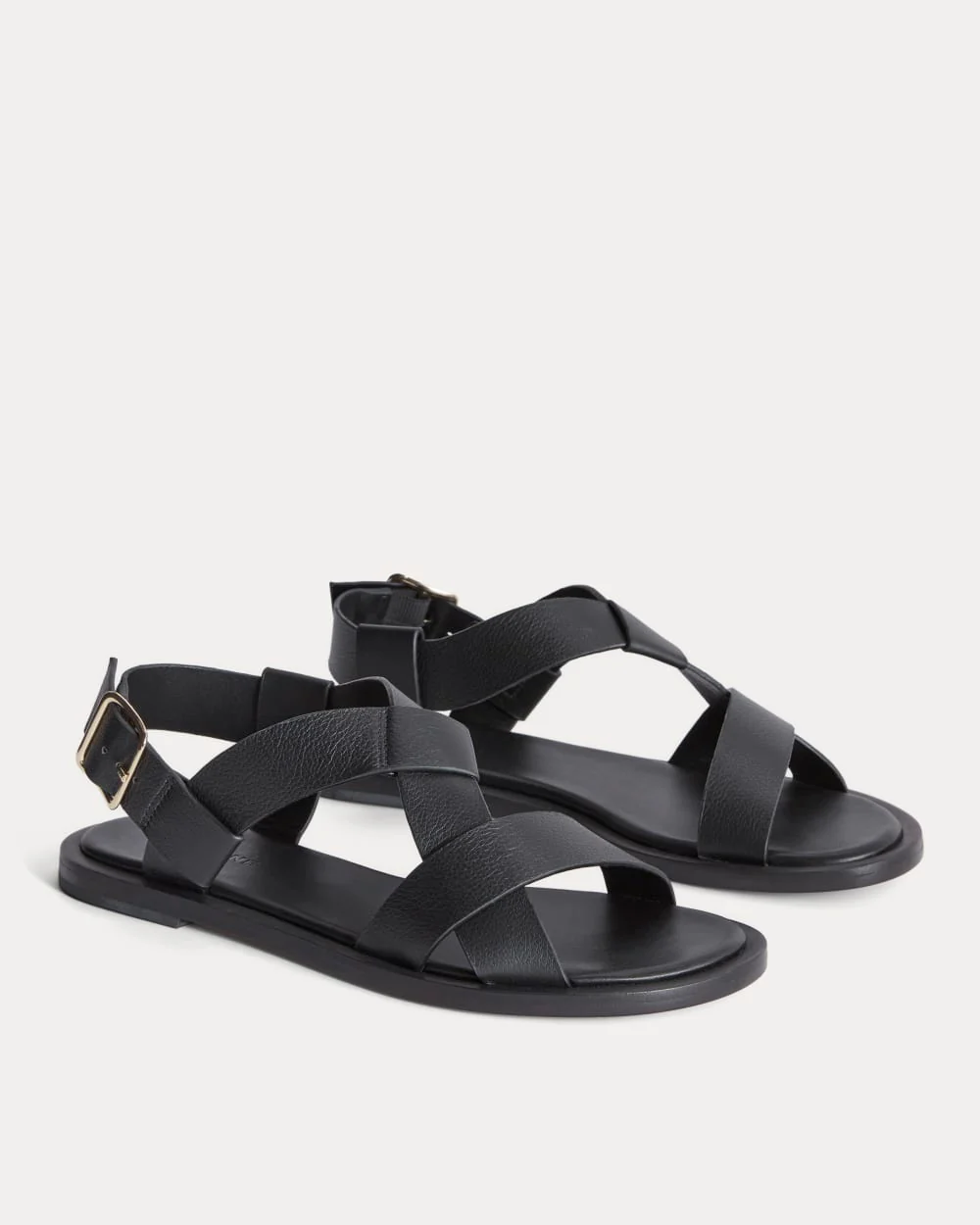 The City Strap Sandal |  Black - Image 4