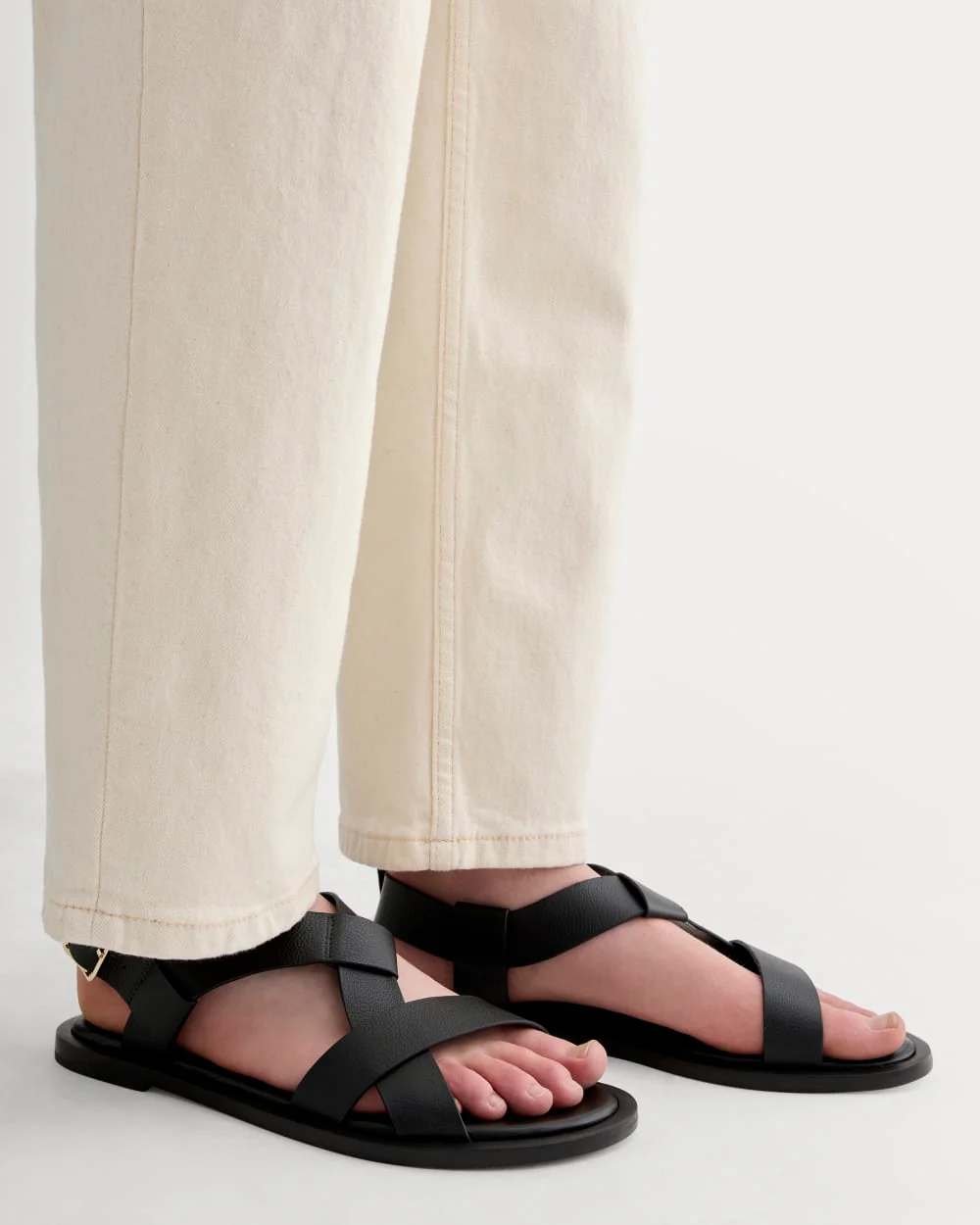 The City Strap Sandal |  Black - Image 6