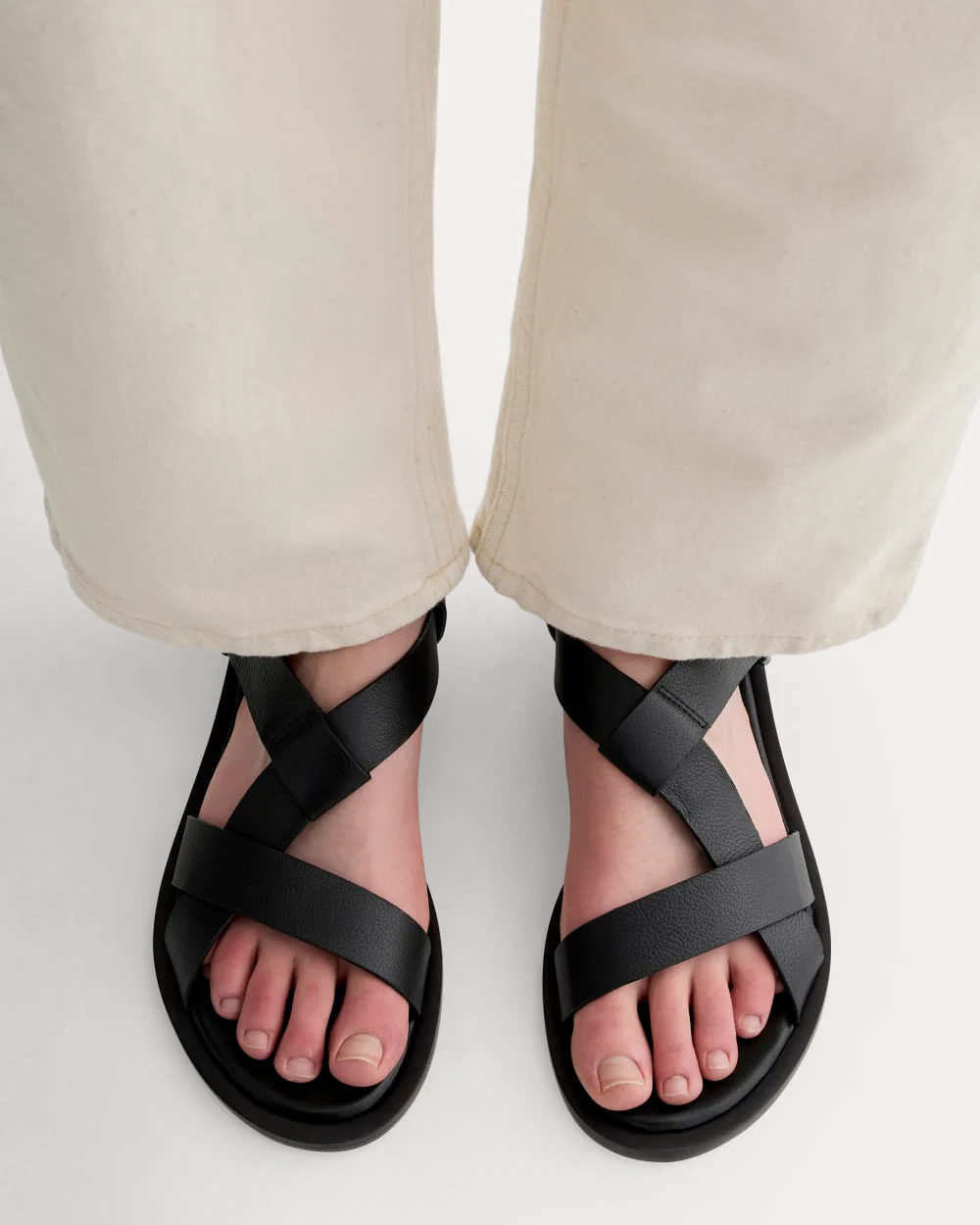 The City Strap Sandal |  Black - Image 7