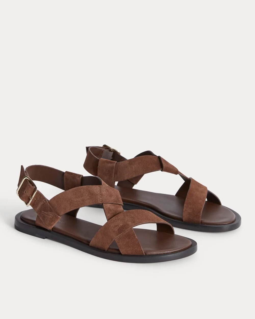 The City Strap Sandal | Burnt Umber Suede - Image 5