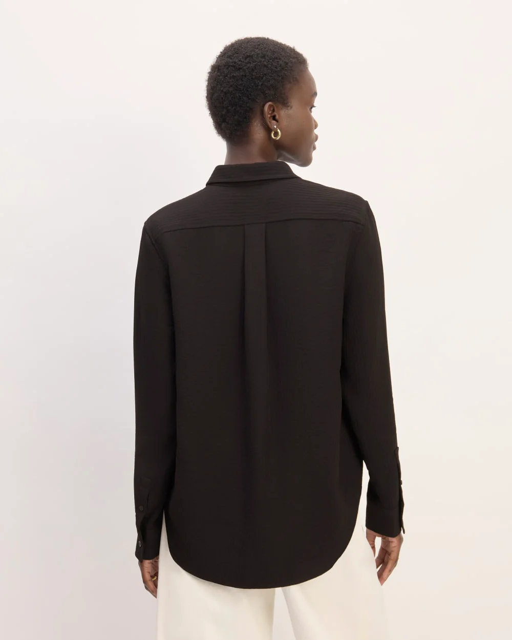 The City Stripe Relaxed Shirt | Black - Image 6