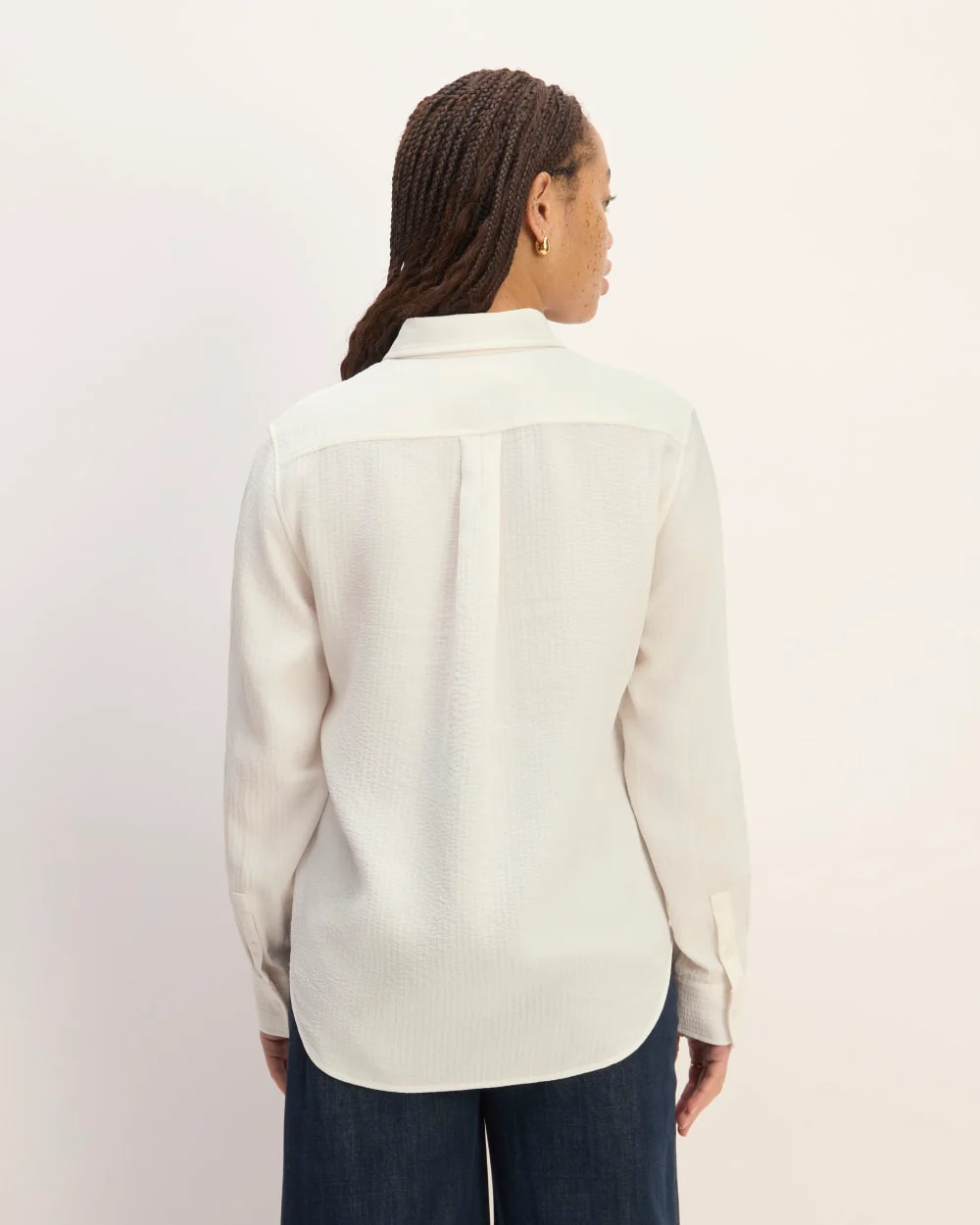 The City Stripe Relaxed Shirt | Bone - Image 6