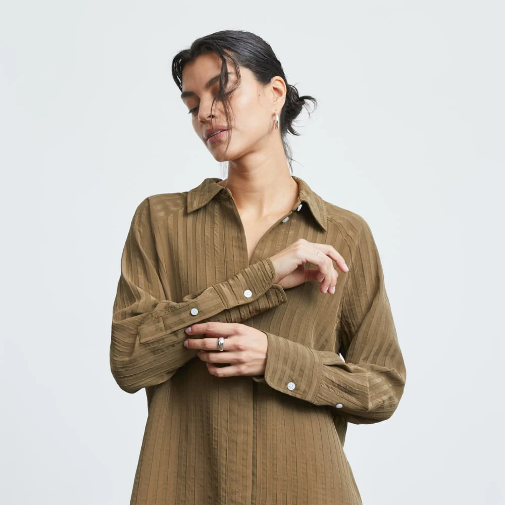 The City Stripe Shirt | Beech - Image 4