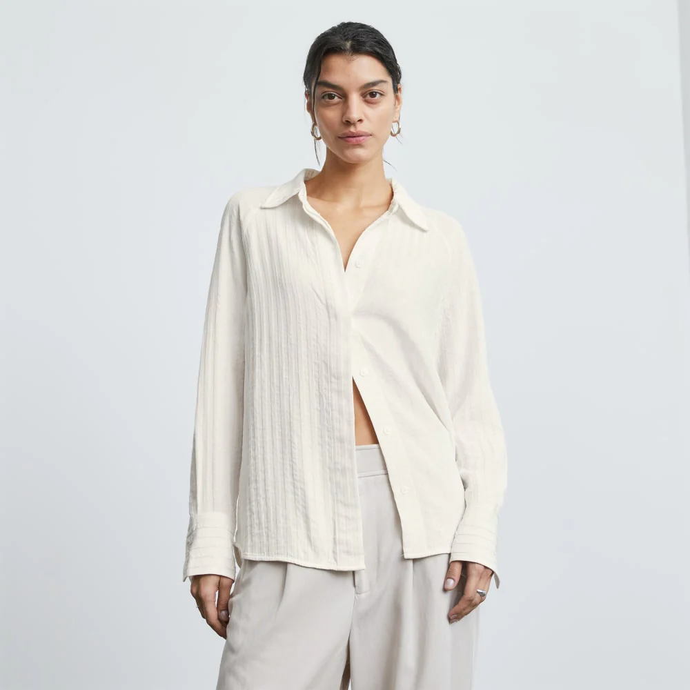 The City Stripe Shirt | Bone