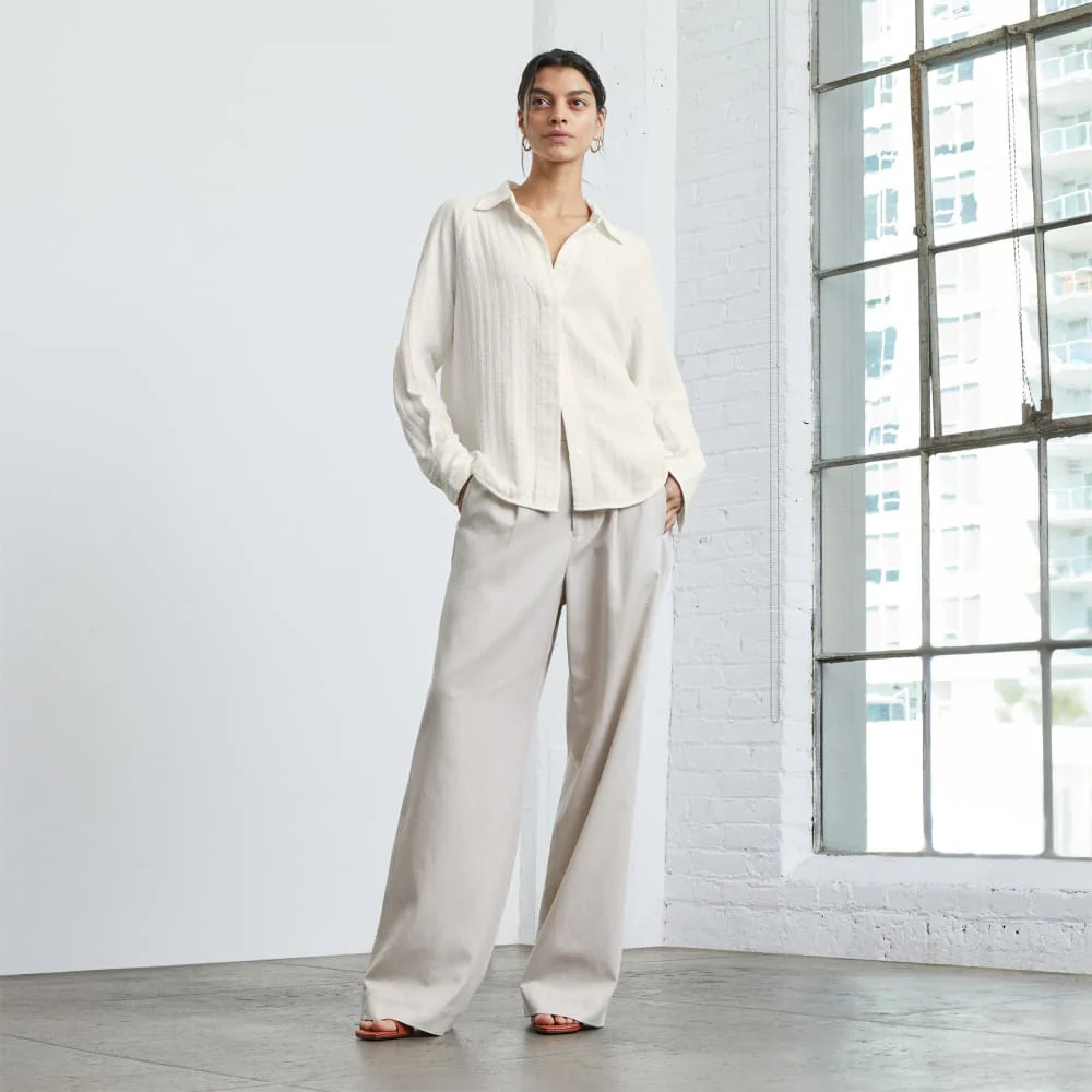 The City Stripe Shirt | Bone - Image 6