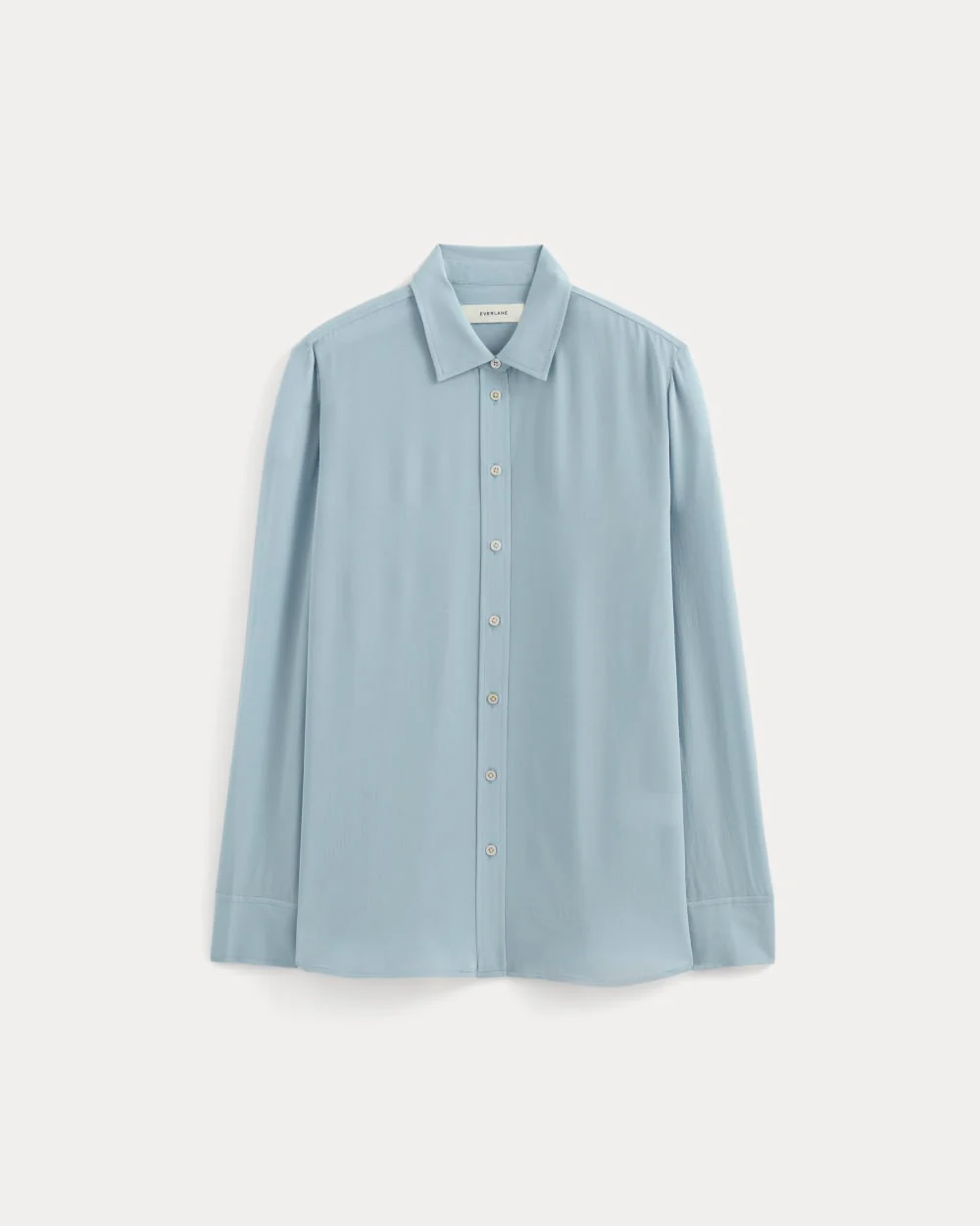 The Must-Have Shirt in Washable Silk | Soft Blue - Image 2