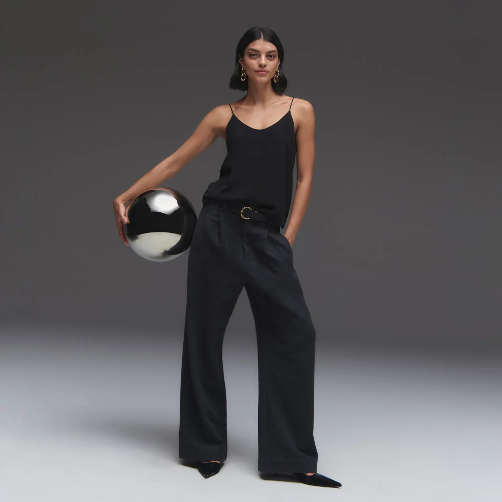 The Washable Clean Silk Cami | Black - Image 8
