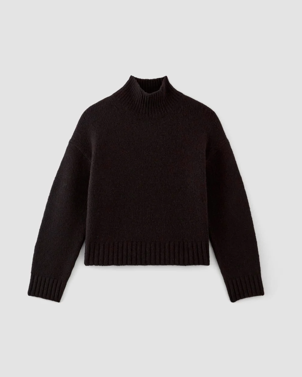 The Cloud Oversized Turtleneck | Black - Image 2