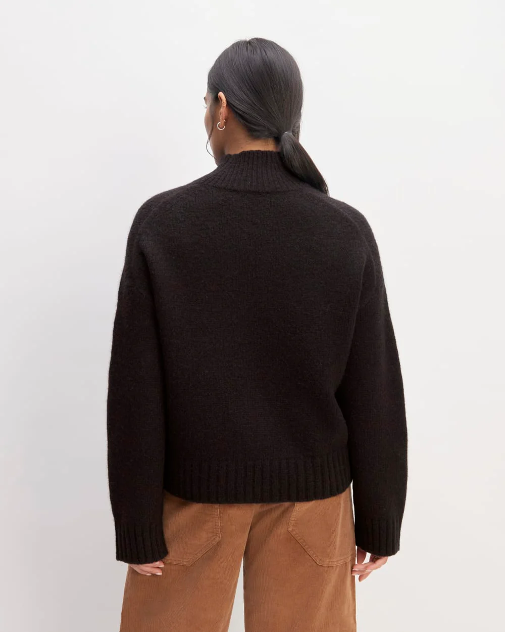 The Cloud Oversized Turtleneck | Black - Image 6