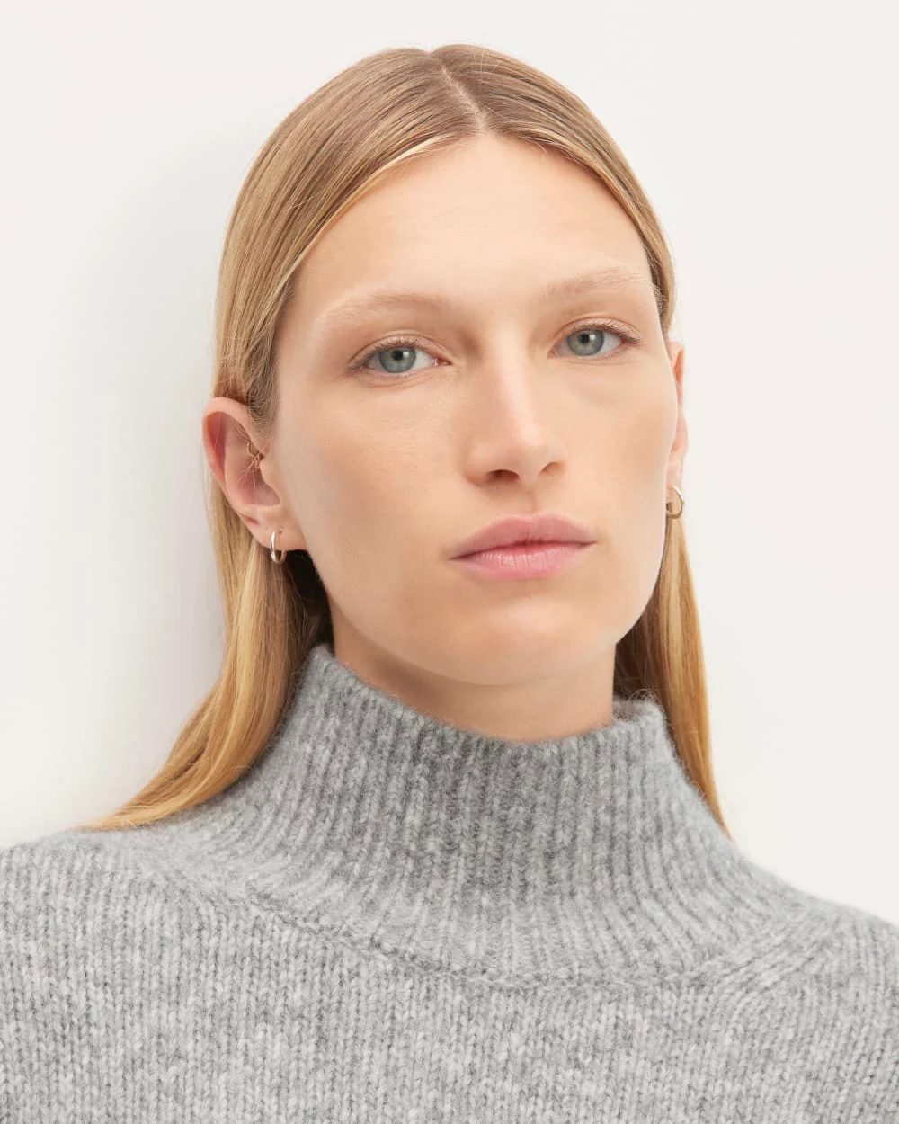 The Cloud Oversized Turtleneck | Heather Grey - Image 4