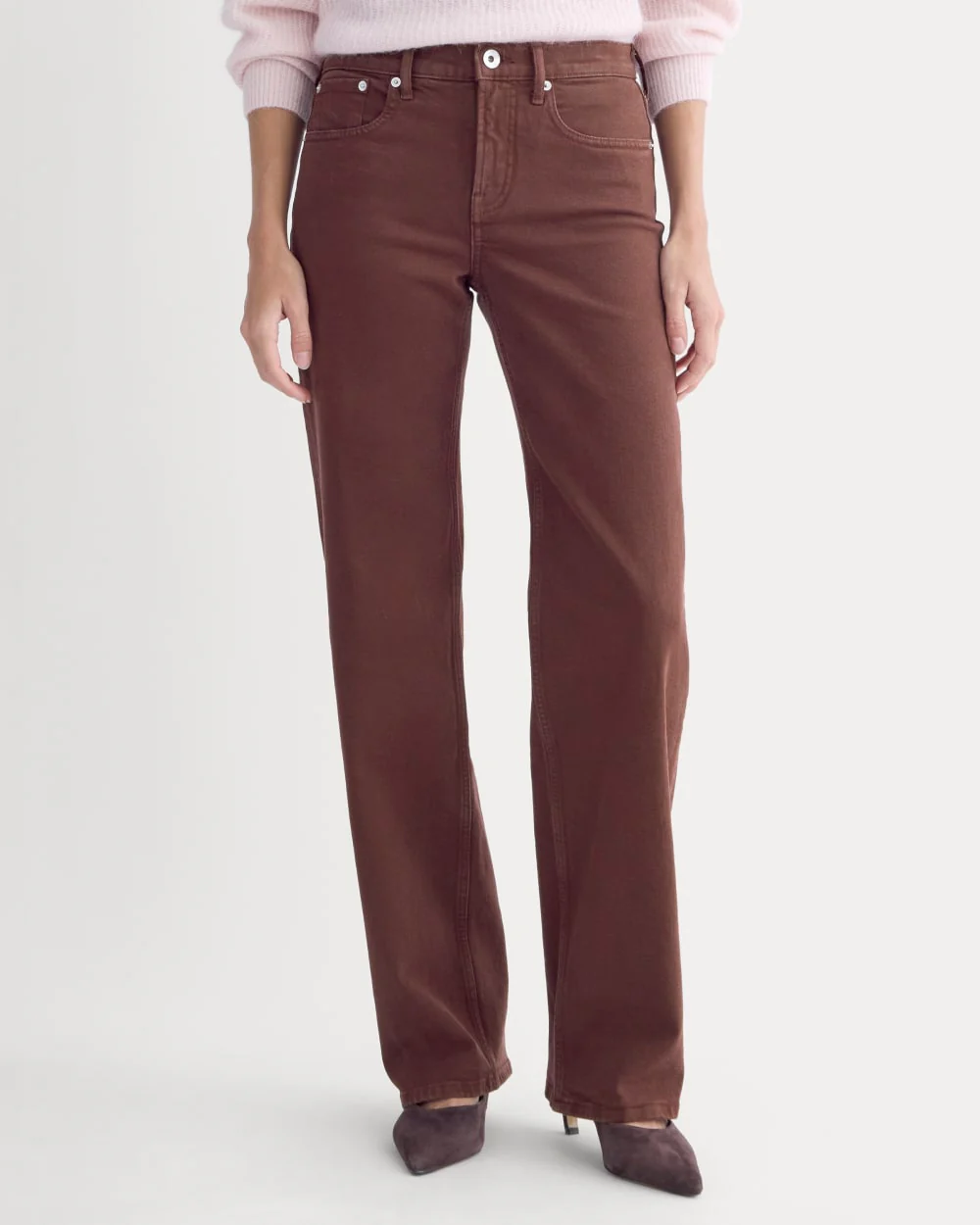The Column Jean | Bitter Chocolate | 33" Inseam - Image 3