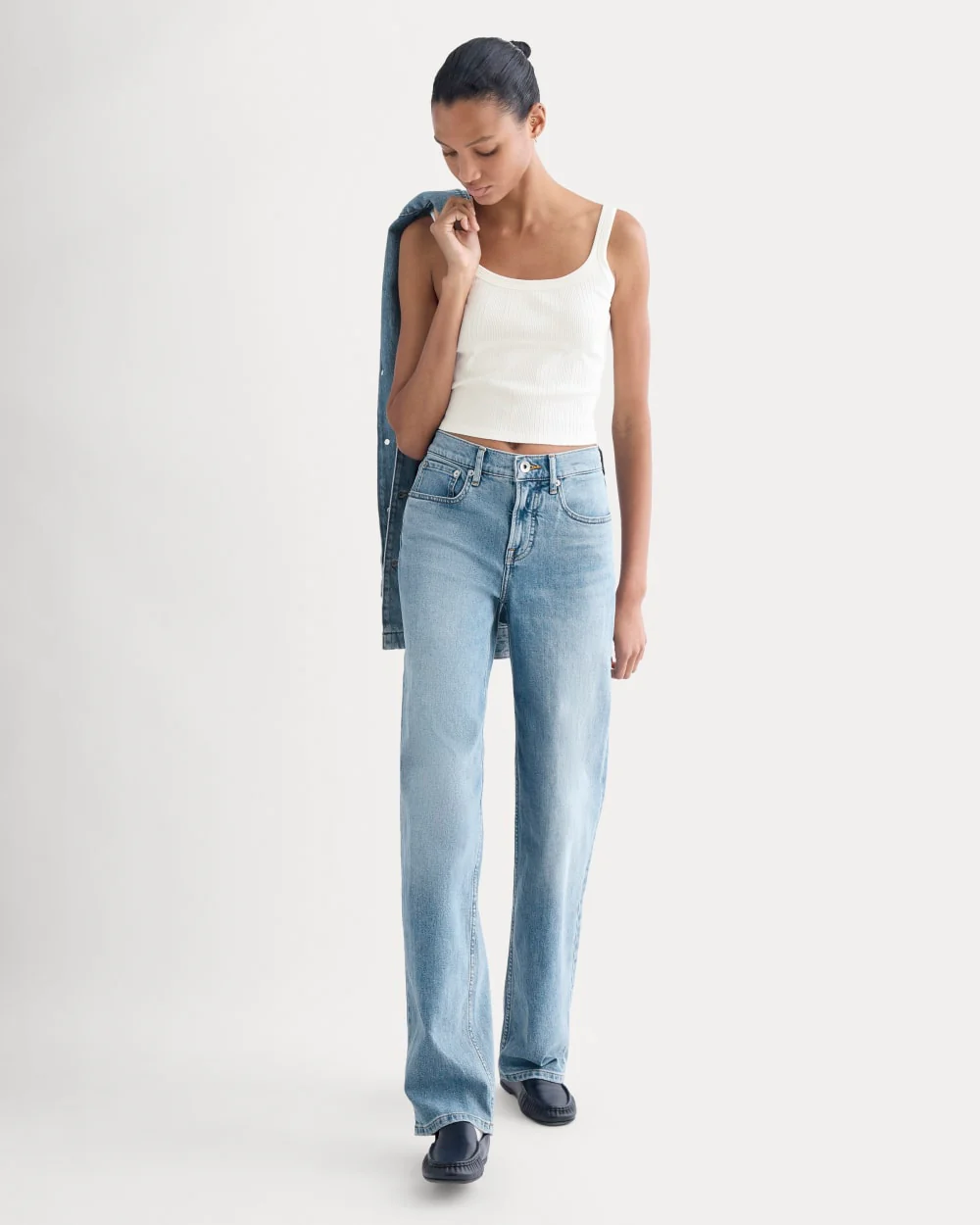 The Column Jean | Vintage Light Indigo | 31" Inseam - Image 6