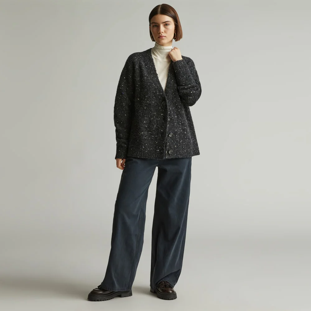 The Confetti Cardigan | Black Multi - Image 2