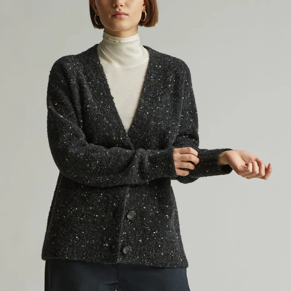 The Confetti Cardigan | Black Multi - Image 4