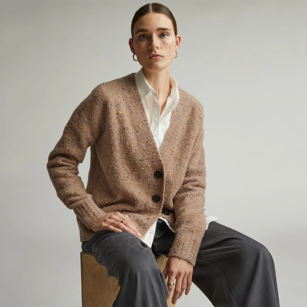 The Confetti Cardigan | Taupe Multi - Image 6