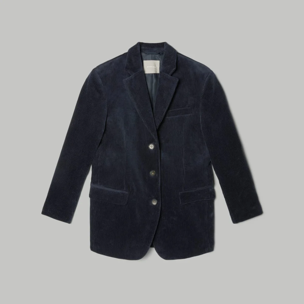 The Corduroy ’80s Blazer | Deep Navy - Image 2