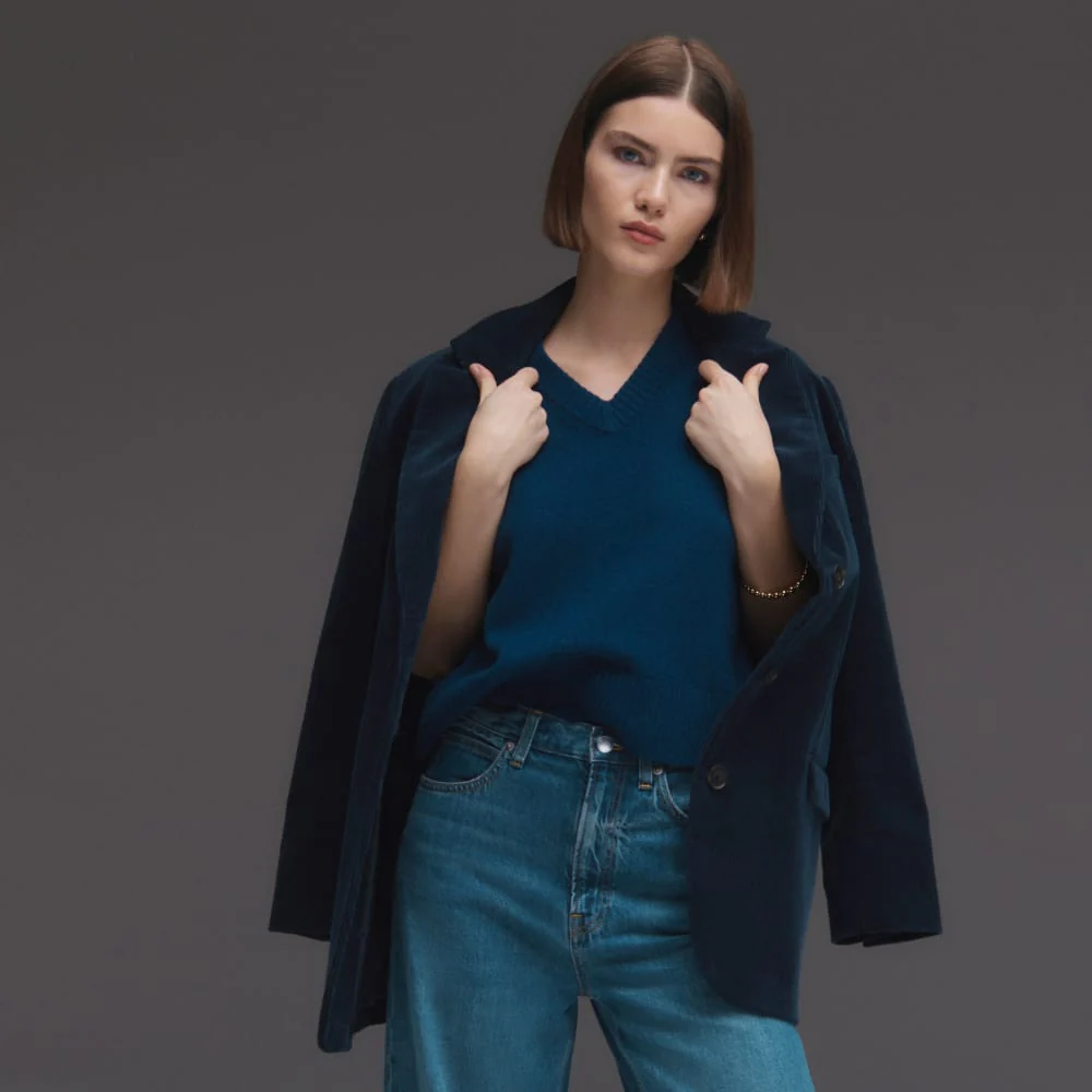 The Corduroy ’80s Blazer | Deep Navy - Image 7