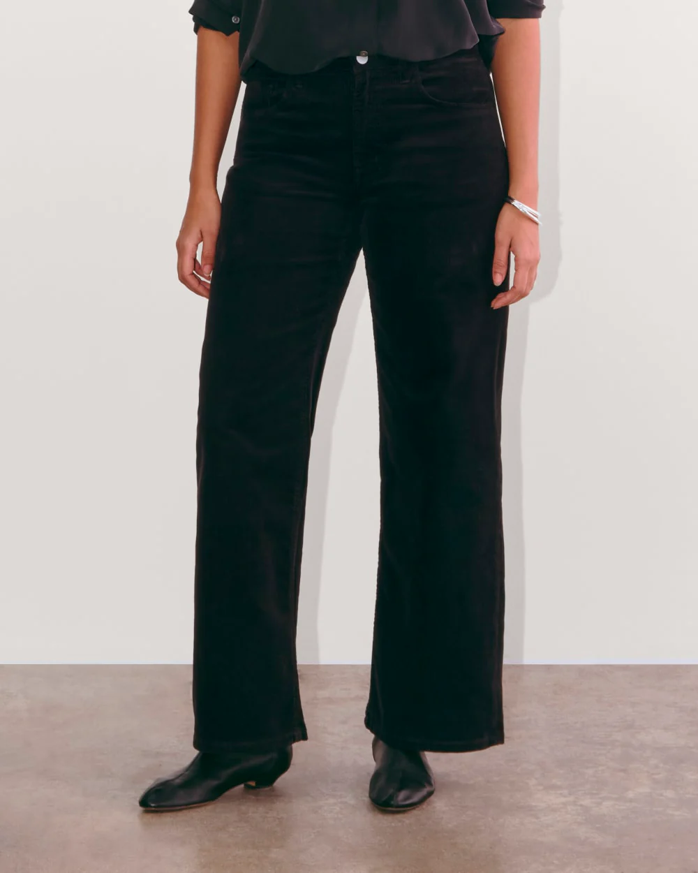 The Mid-Way Pant in Corduroy | Black - Image 3