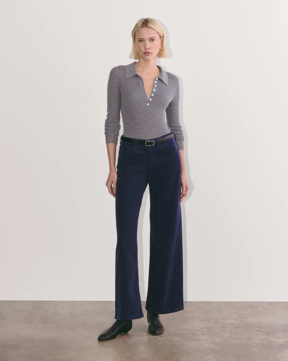 The Mid-Way Pant in Corduroy | Navy - Image 6