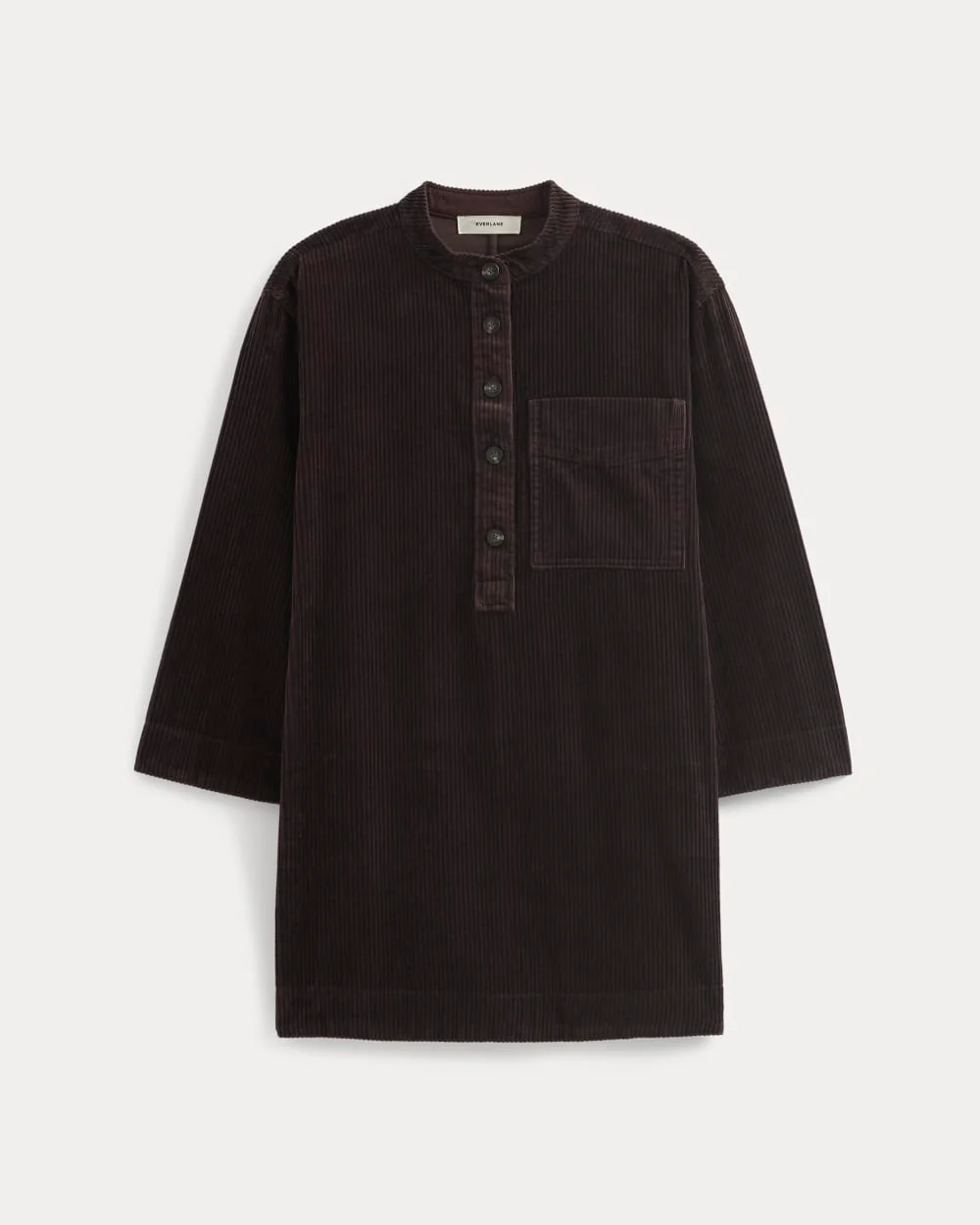The Corduroy Mini Dress | Dark Chocolate - Image 2