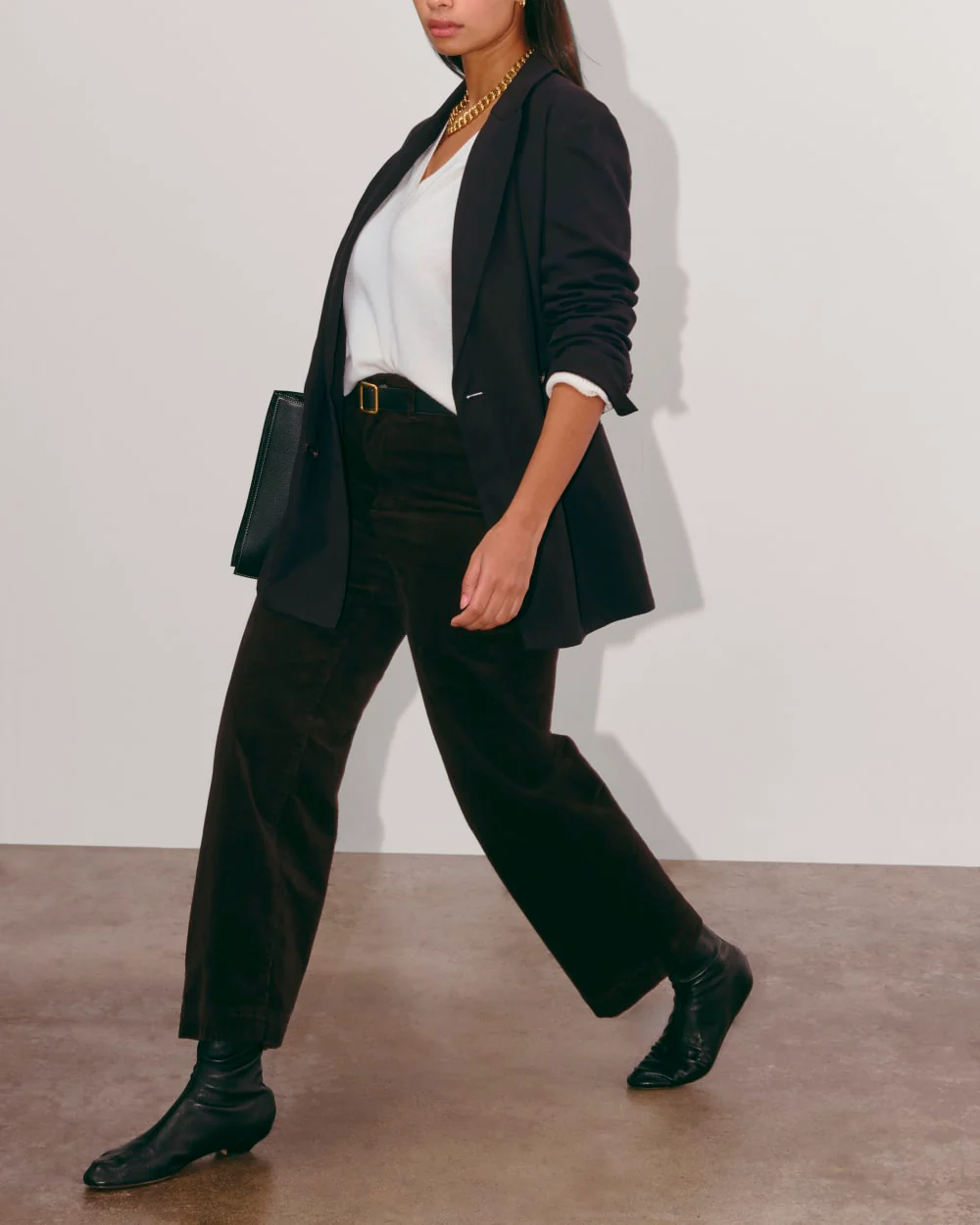 The Sailor Pant in Corduroy | Black - Image 4