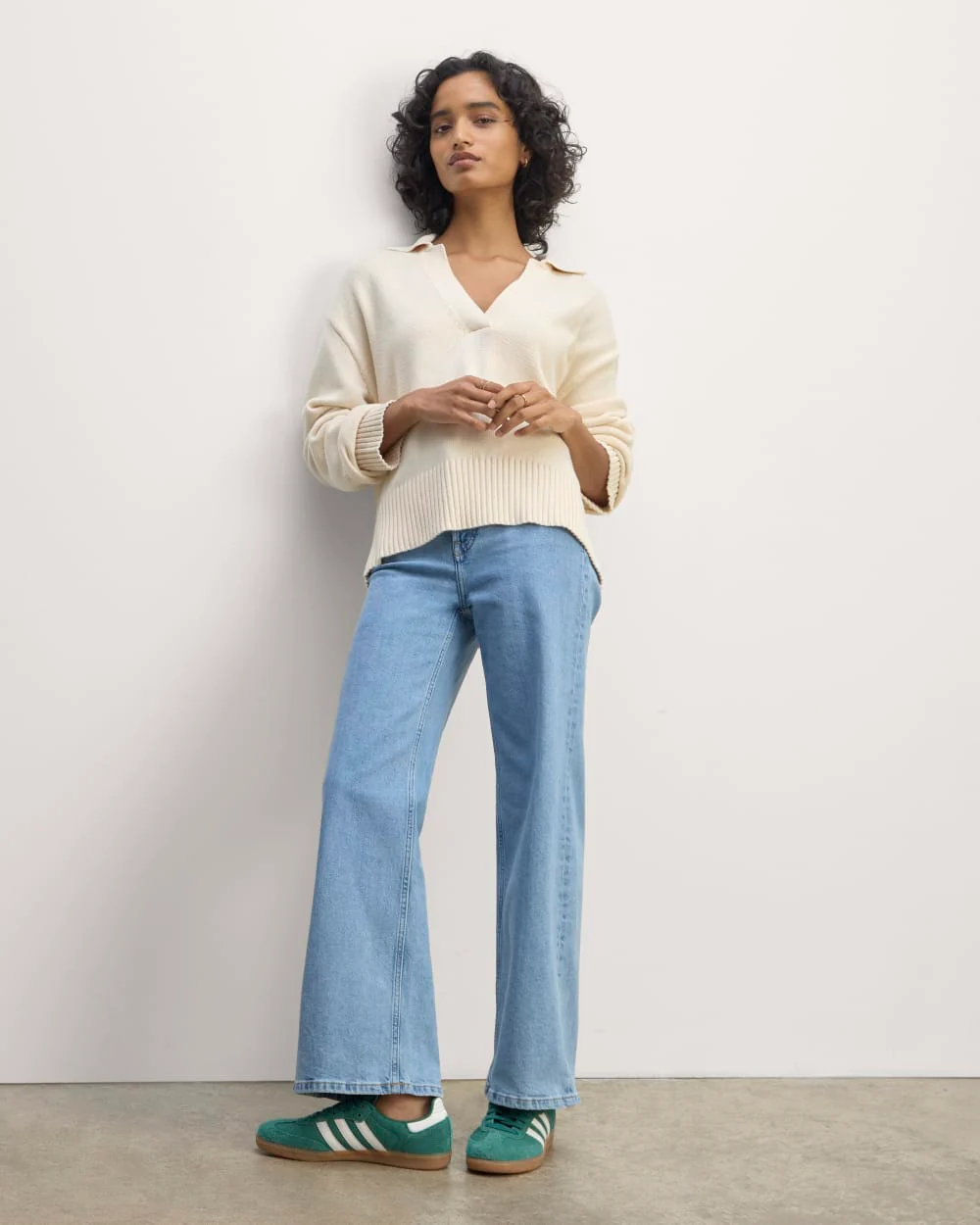 The Boxy Polo in Everyday Cotton | Canvas - Image 3