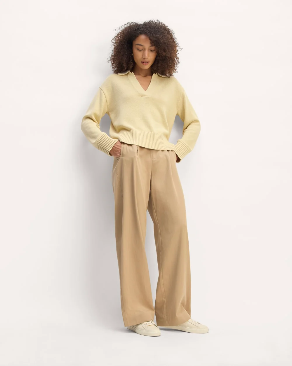The Boxy Polo in Everyday Cotton | Parsnip - Image 3