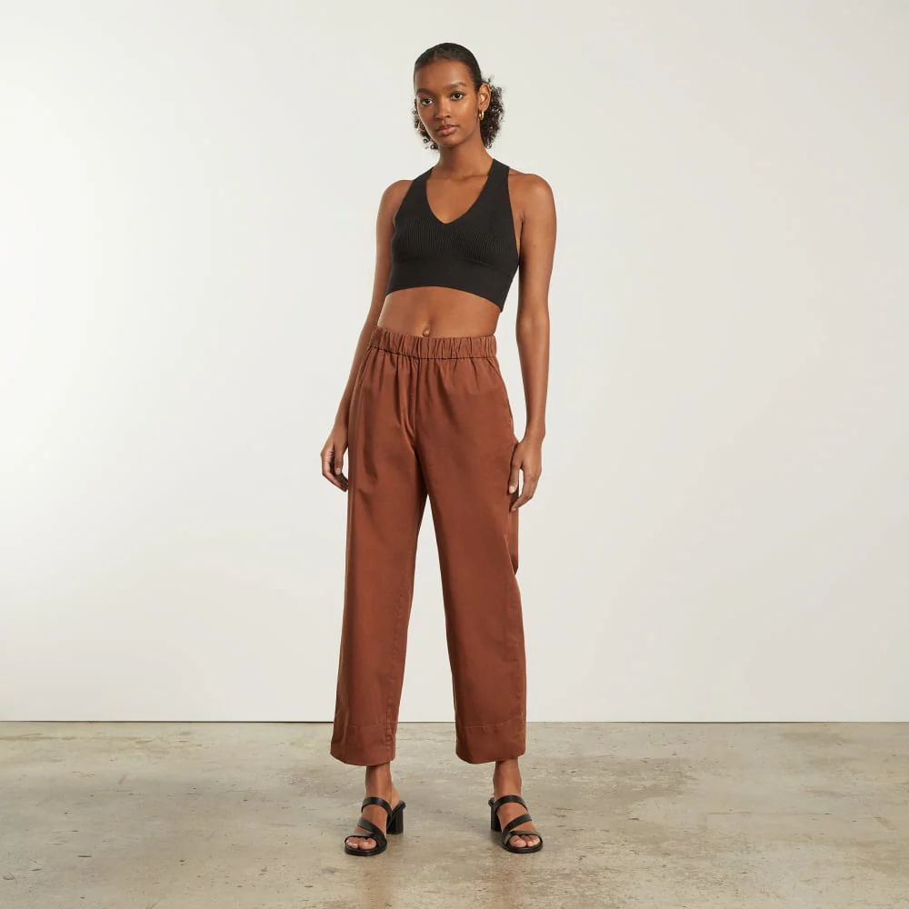 The Cross-Back Cropped Sweater Top | Black - Image 4