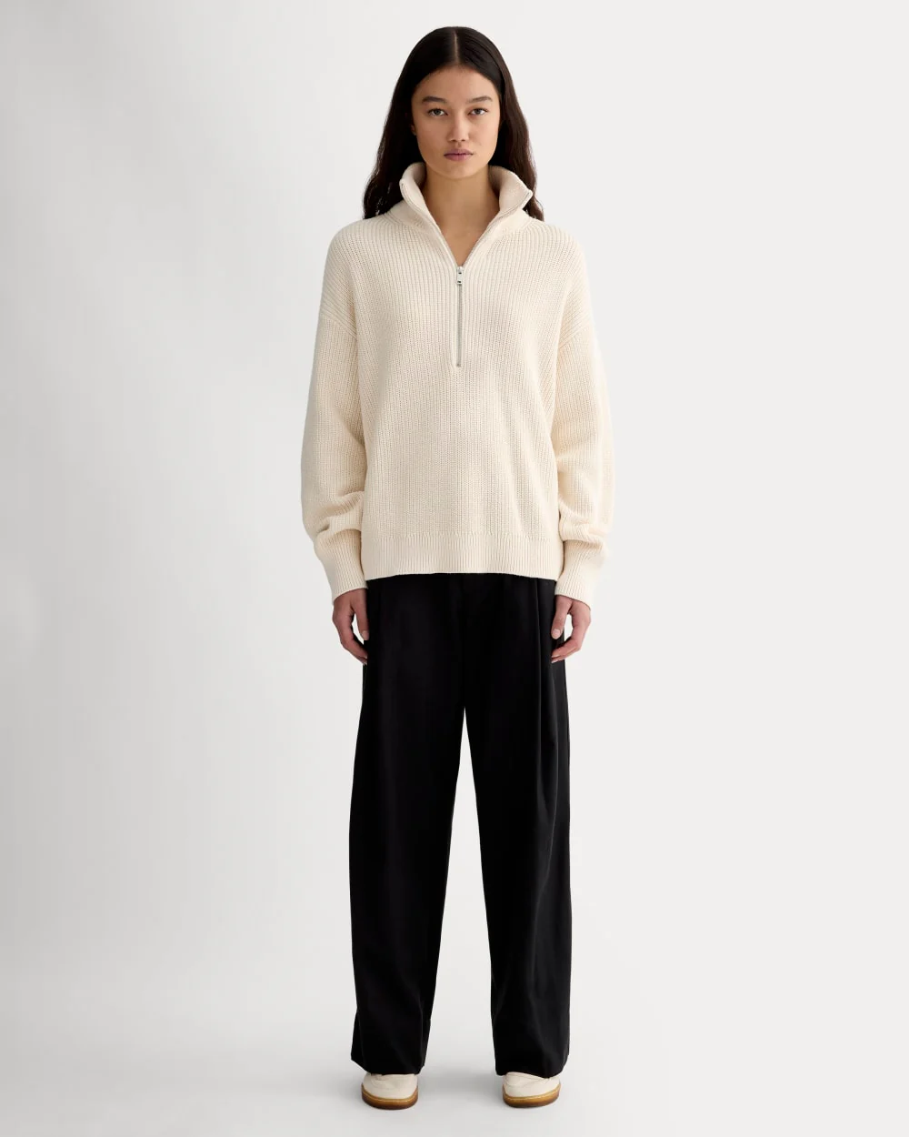 The Half-Zip in Everyday Cotton | Canvas - Image 3