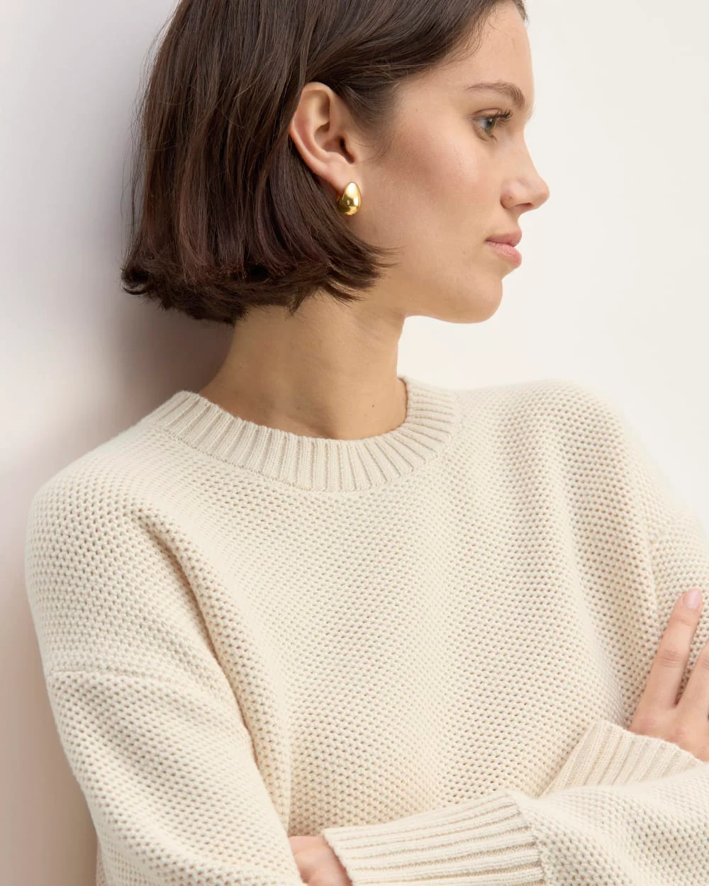 The Cotton Honeycomb Square Crew | Canvas - Image 4
