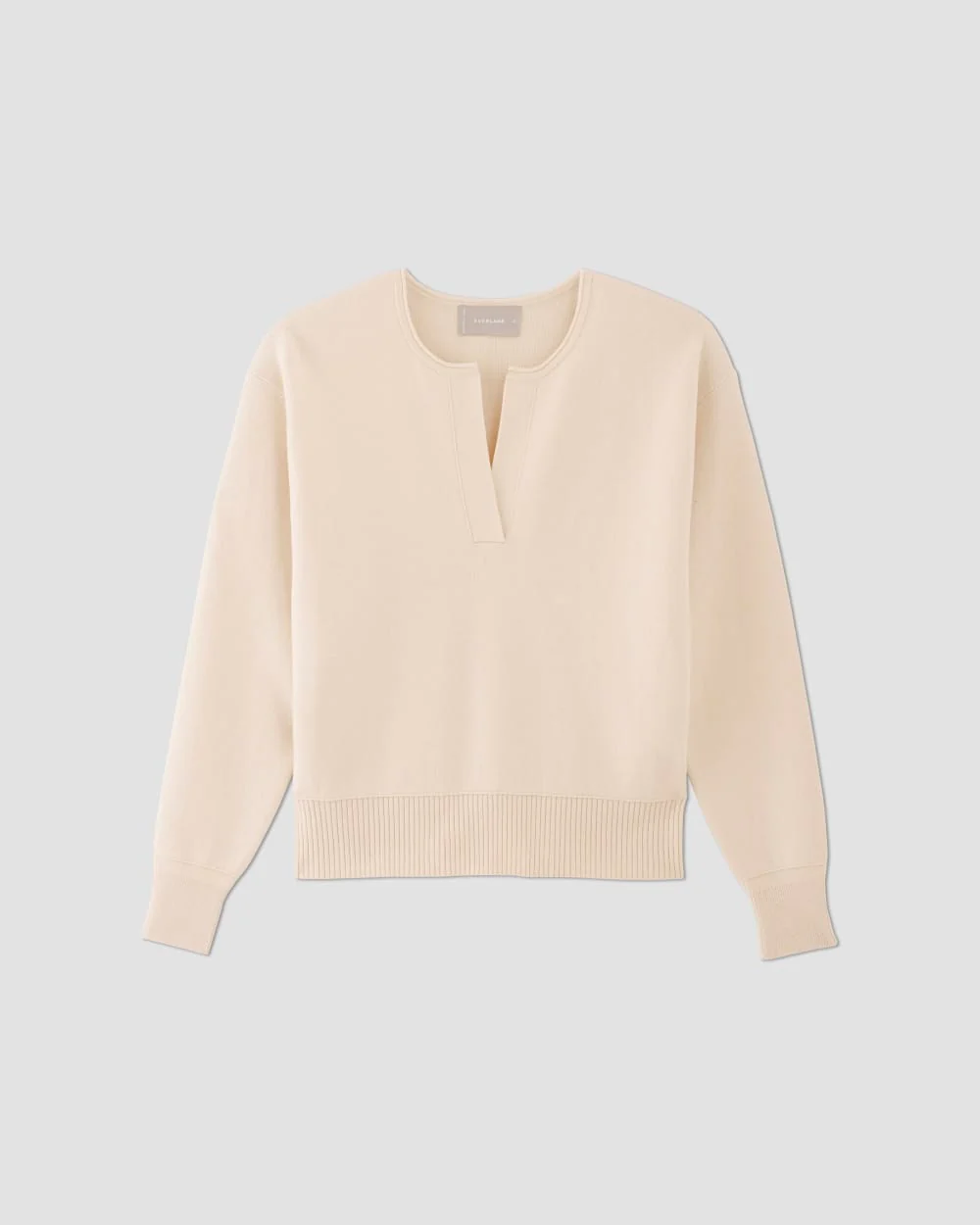 The Cotton-Merino Vintage Henley | Canvas - Image 2