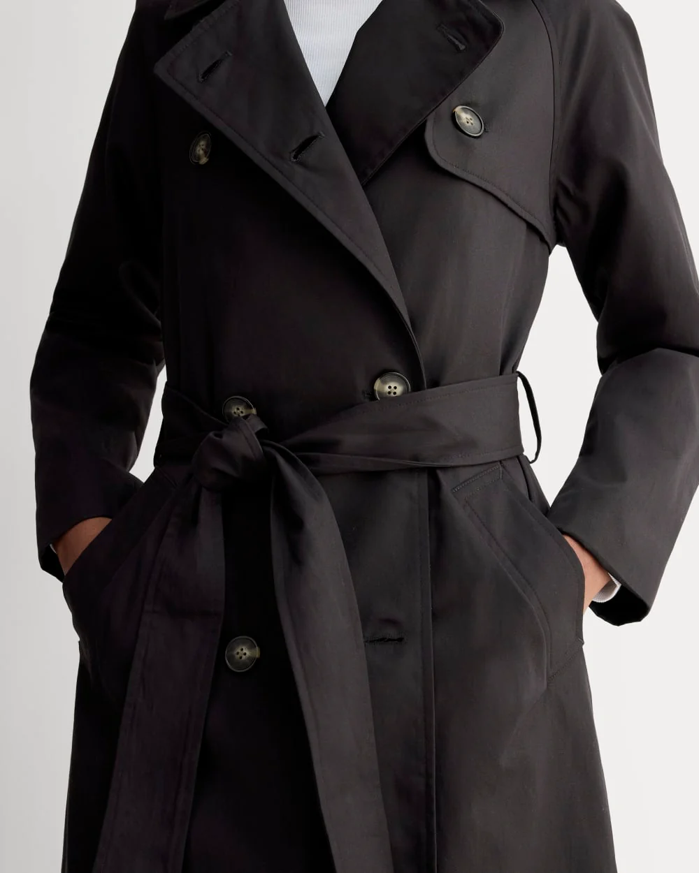 The Modern Trench Coat | Black - Image 3