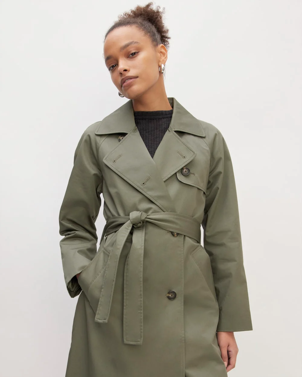 The Trench Coat | Pewter Green - Image 3