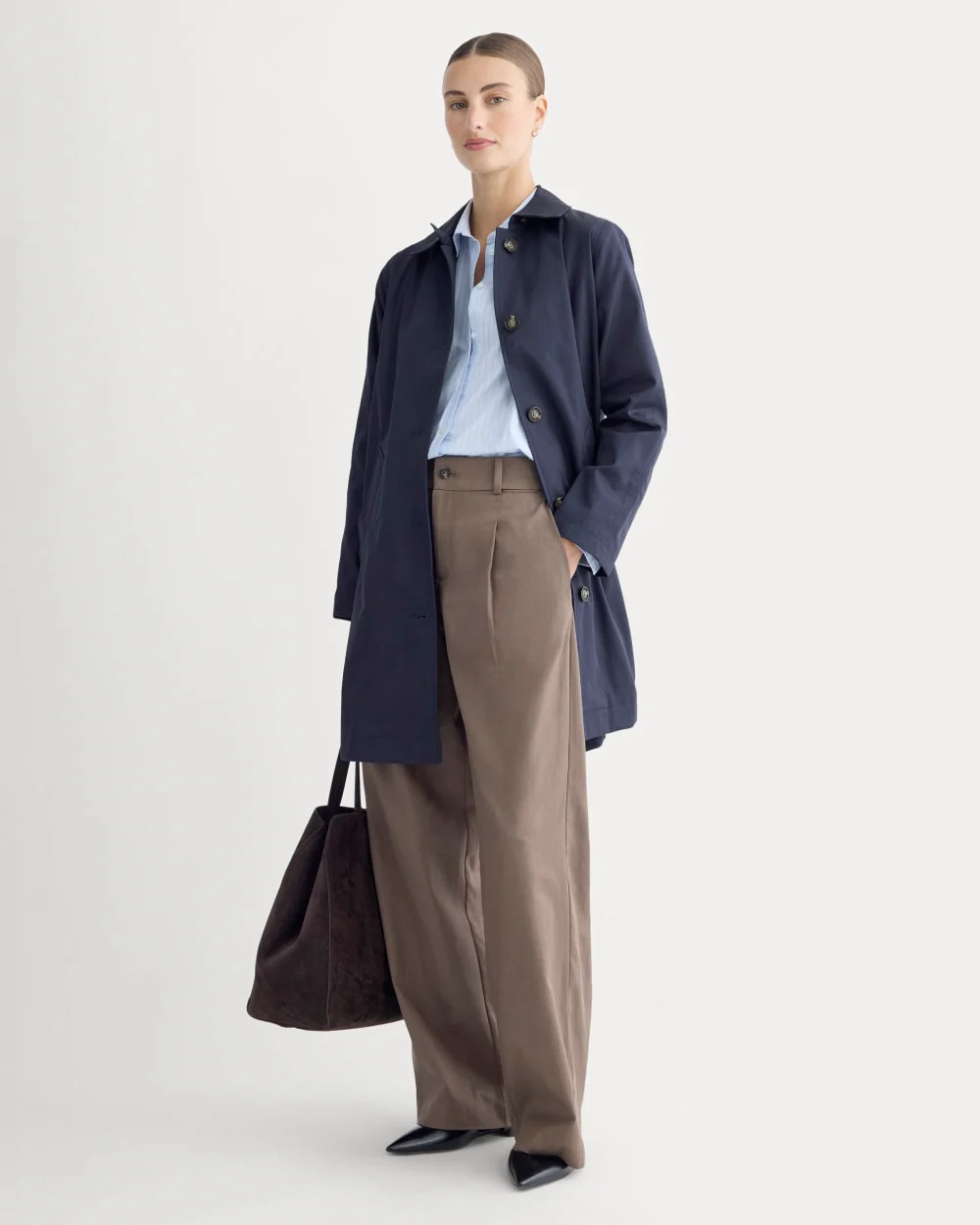 The Mac Coat | Navy - Image 3