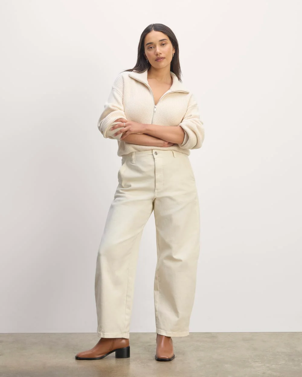 The Utility Curve Pant | Bone