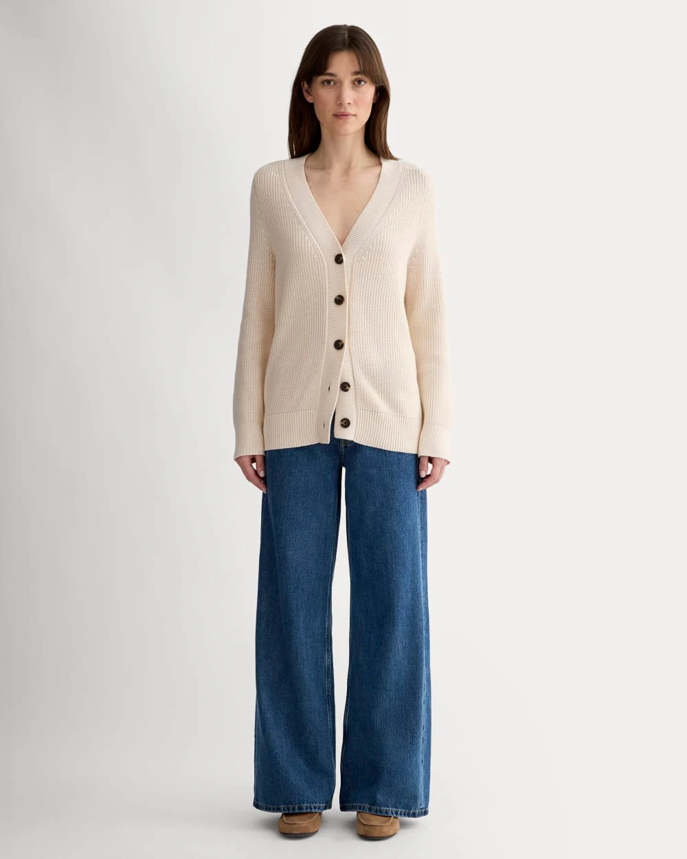 The Long Cocoon Cardigan | Canvas - Image 3