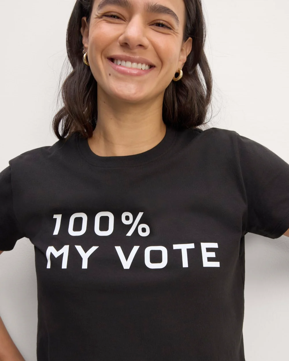The Voter Tee in Essential Cotton | Black - Image 3