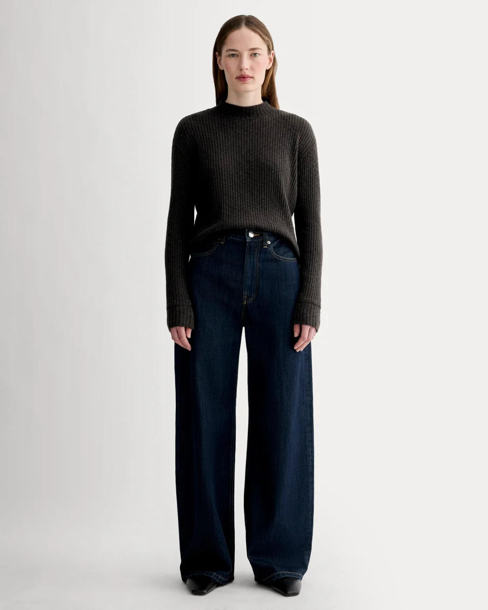 The Cozy Rib Funnel-Neck | Black - Image 3