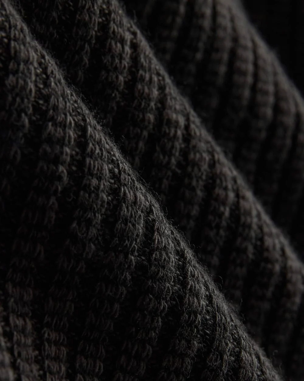 The Cozy Rib Funnel-Neck | Black - Image 5