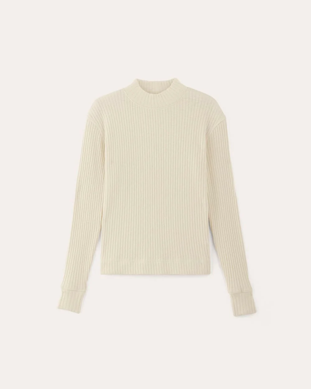 The Cozy Rib Funnel-Neck | Bone - Image 2