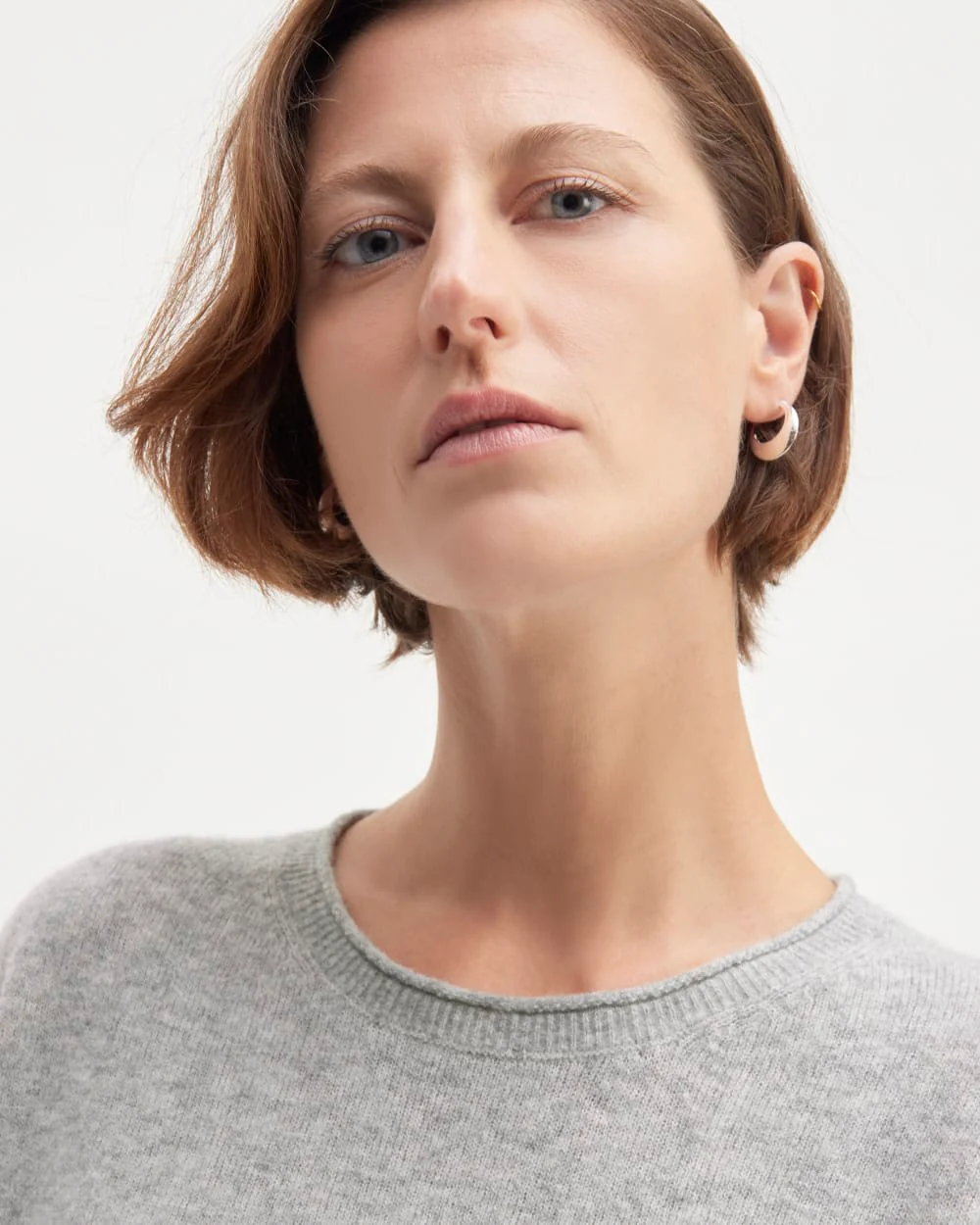 The Cozy-Stretch Crew | Heathered Grey - Image 4