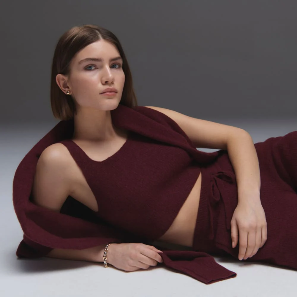 The Cozy-Stretch Wide-Leg Sweatpant | Brandy - Image 7