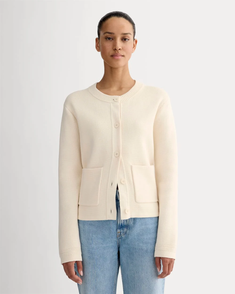The Crew Cardigan in Everyday Cotton | Canvas