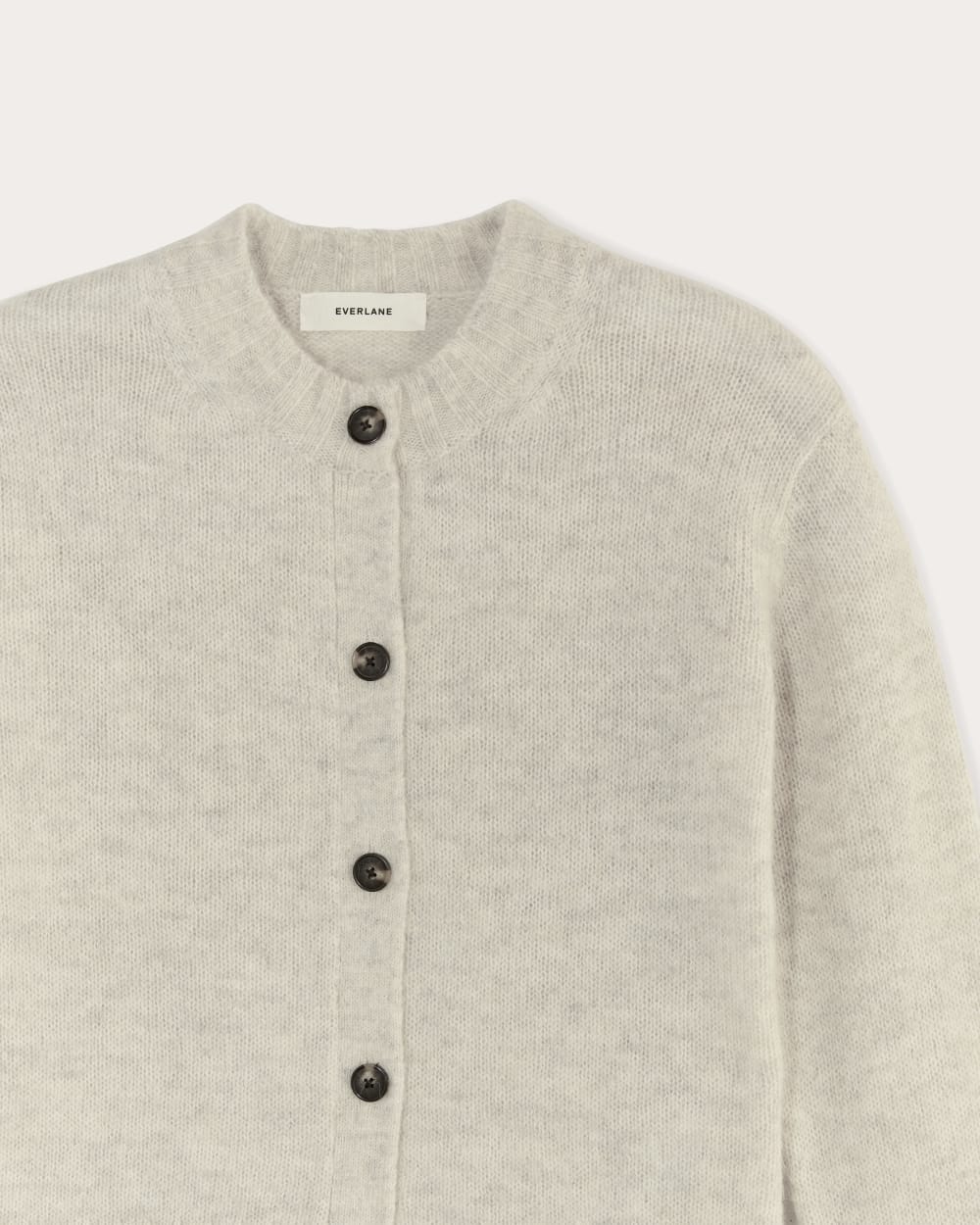 The Crew Cardigan in Alpaca | Almond - Image 6