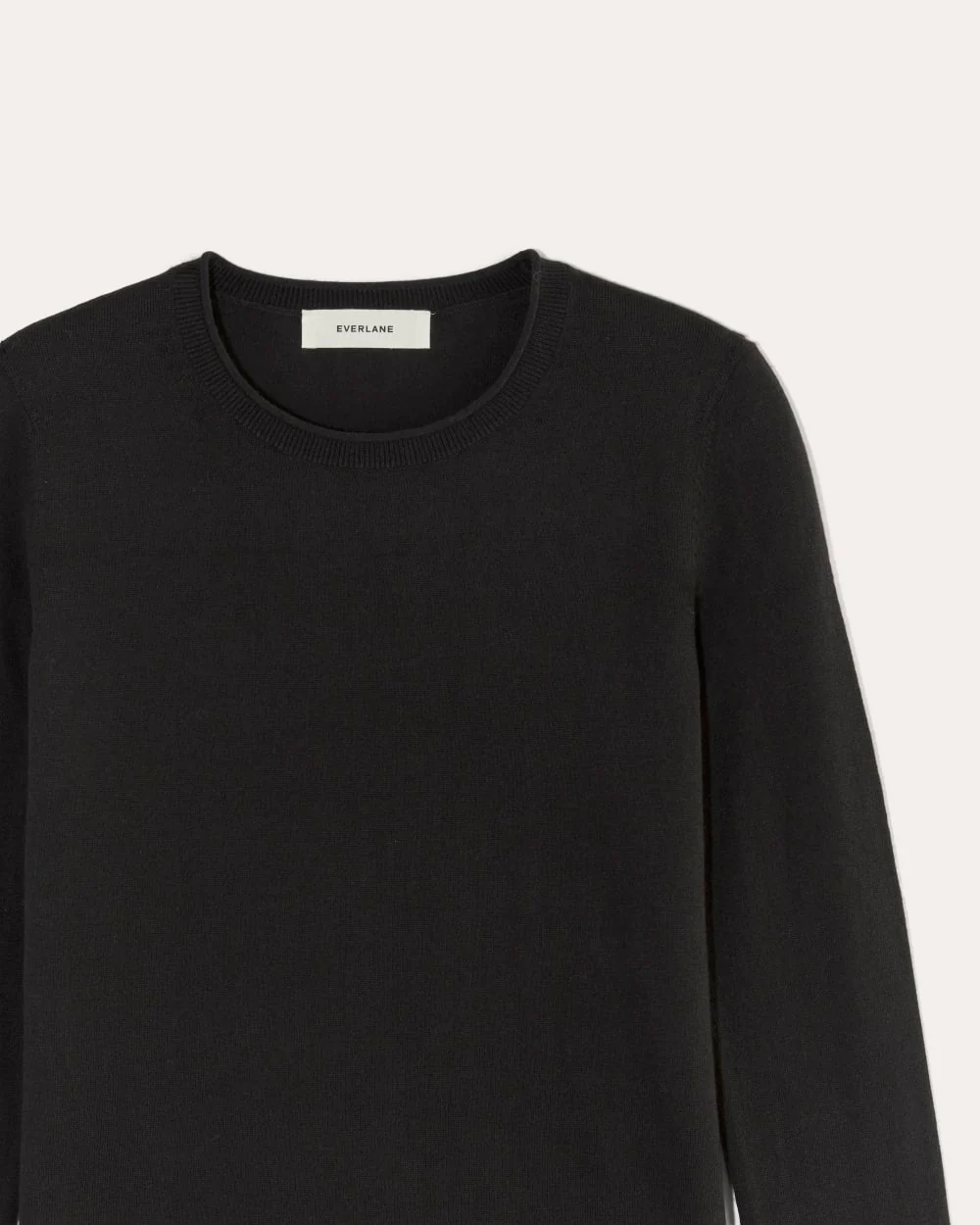 The Crew in Cotton Cashmere | Black - Image 6
