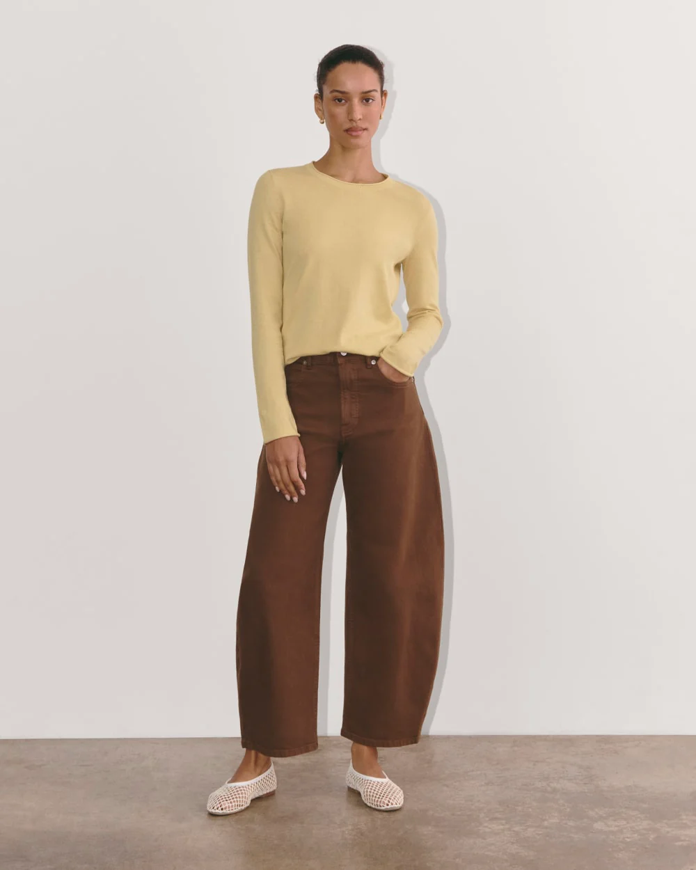The Crew in Cotton Cashmere | Parsnip - Image 4