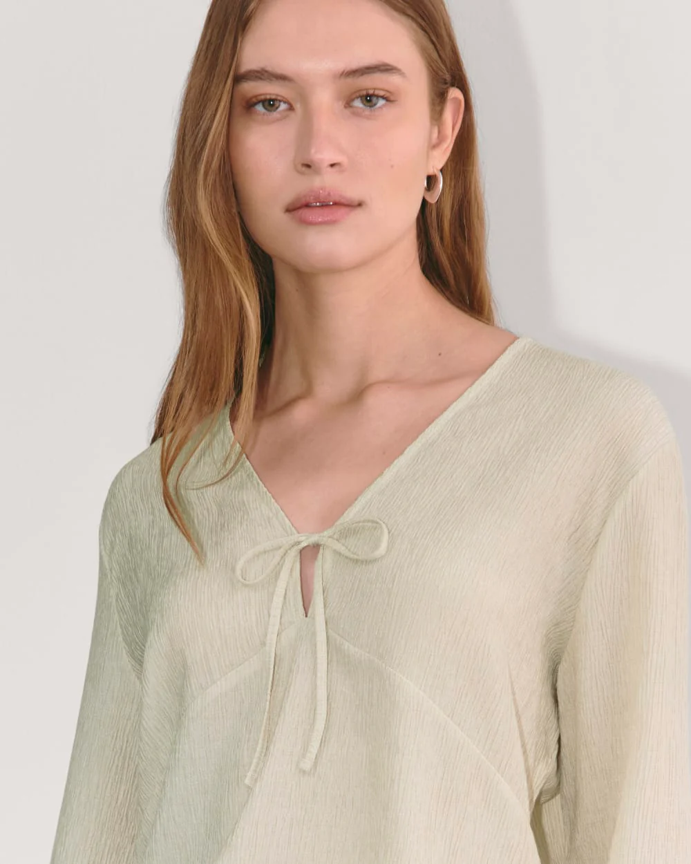 The Crinkle Long-Sleeve | Sandshell - Image 3