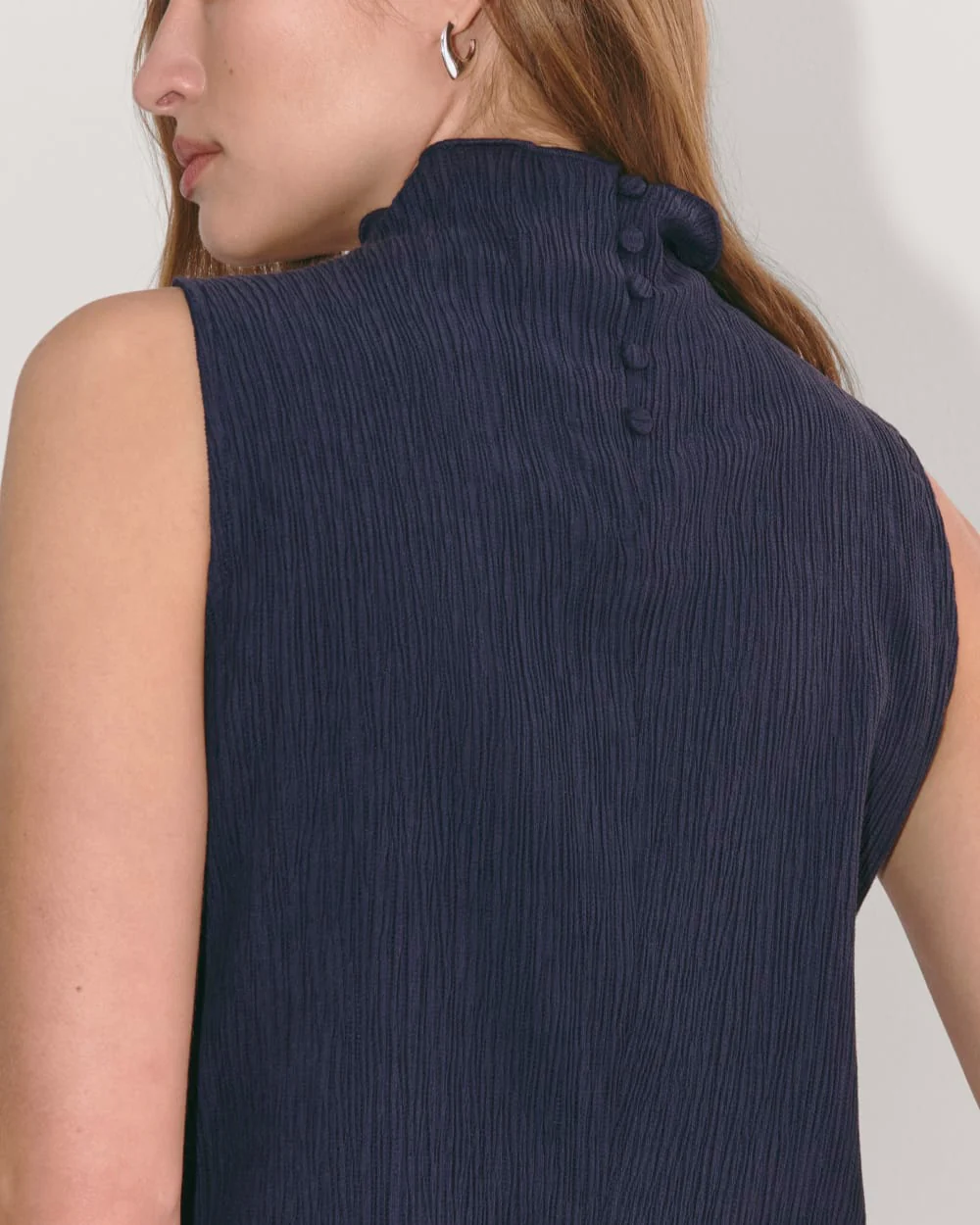 The Crinkle Tank | Navy - Image 3