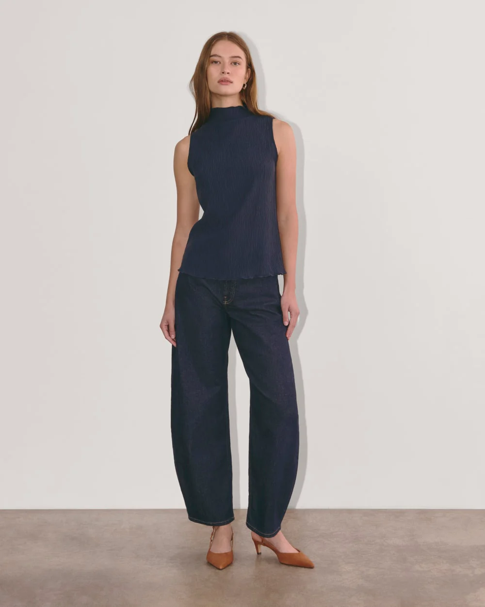 The Crinkle Tank | Navy - Image 4