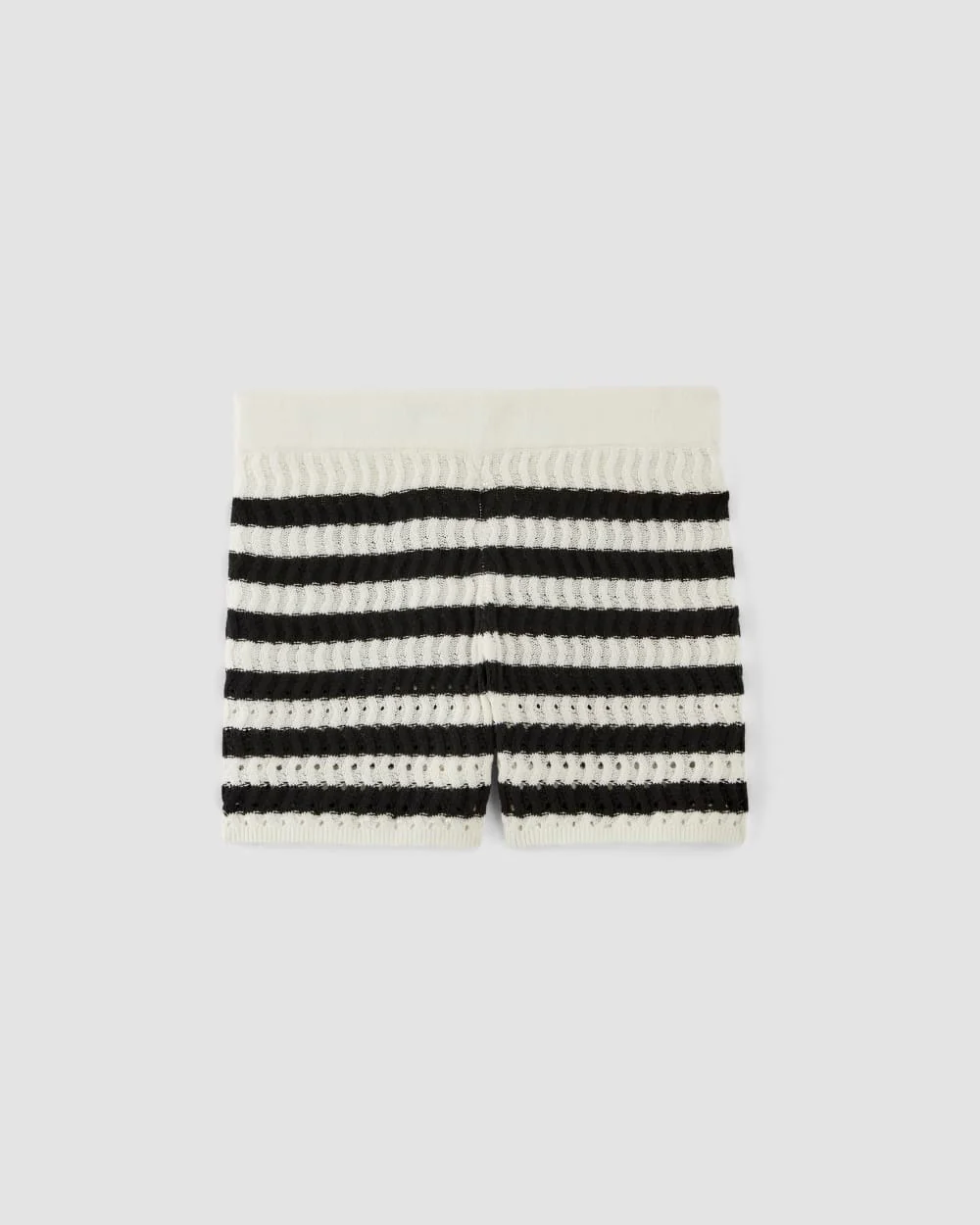 The Crochet Knit Short | Bone / Black - Image 2